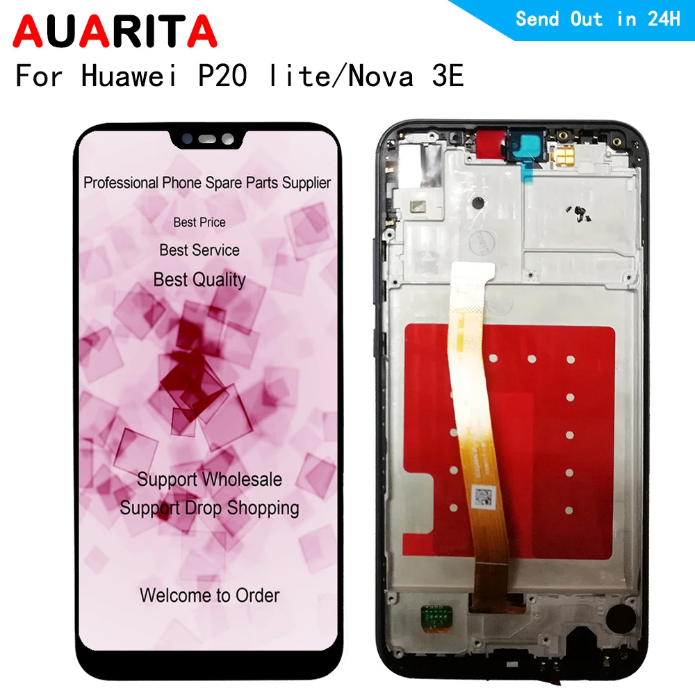 5 84 дюймовый ЖК дисплей для Huawei P20 lite nova 3E ANE AL10 TL10 Nova3e сенсорный экран дигитайзер с
