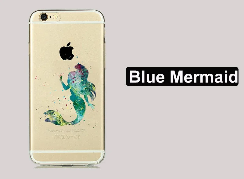 Милый силиконовый чехол Минни Маус для iPhone SE 5S 6s 7 8 Plus 7Plus 8 Plus чехол Белоснежка Русалка для iPhone8 iPhone7 Capinha