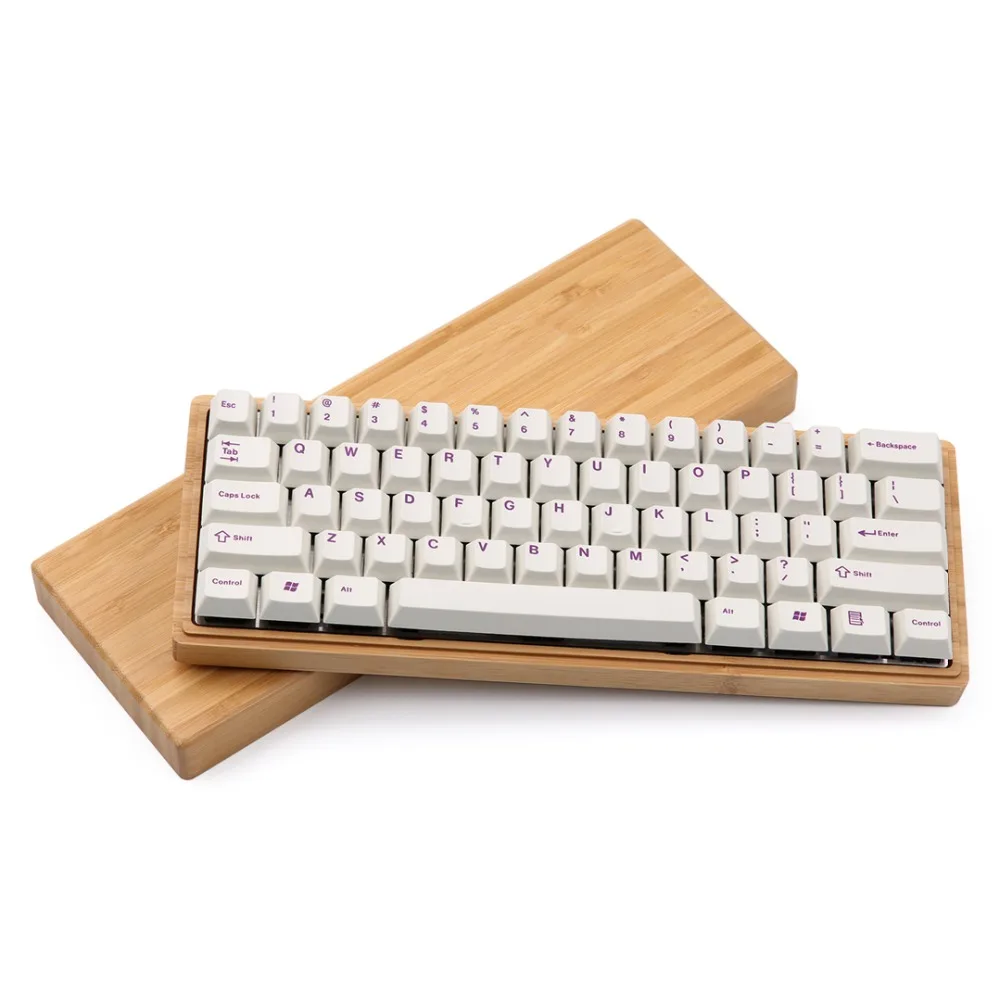 Enjoypbt фиолетовые на белых кепках Вишневый профиль PBT краситель подстилка 117 ключей