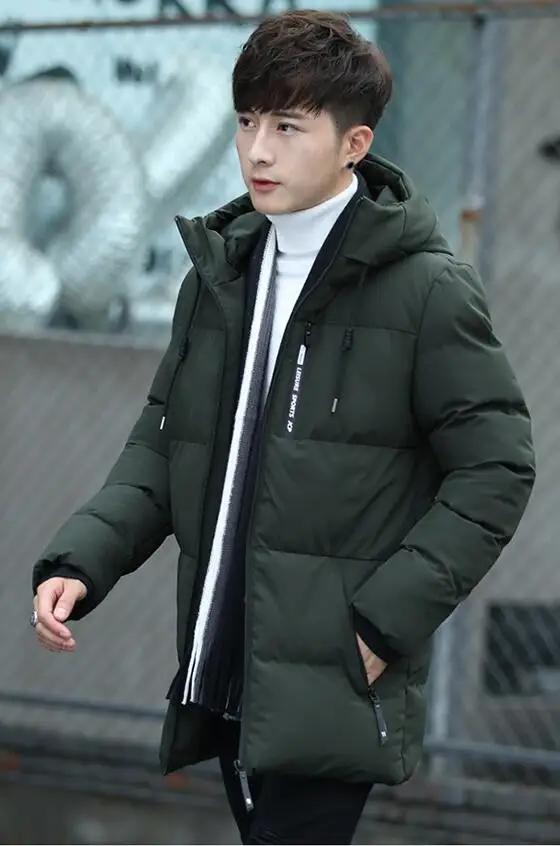 Зимняя мужская куртка размера плюс 5XL с капюшоном толстая теплая парка хлопковой