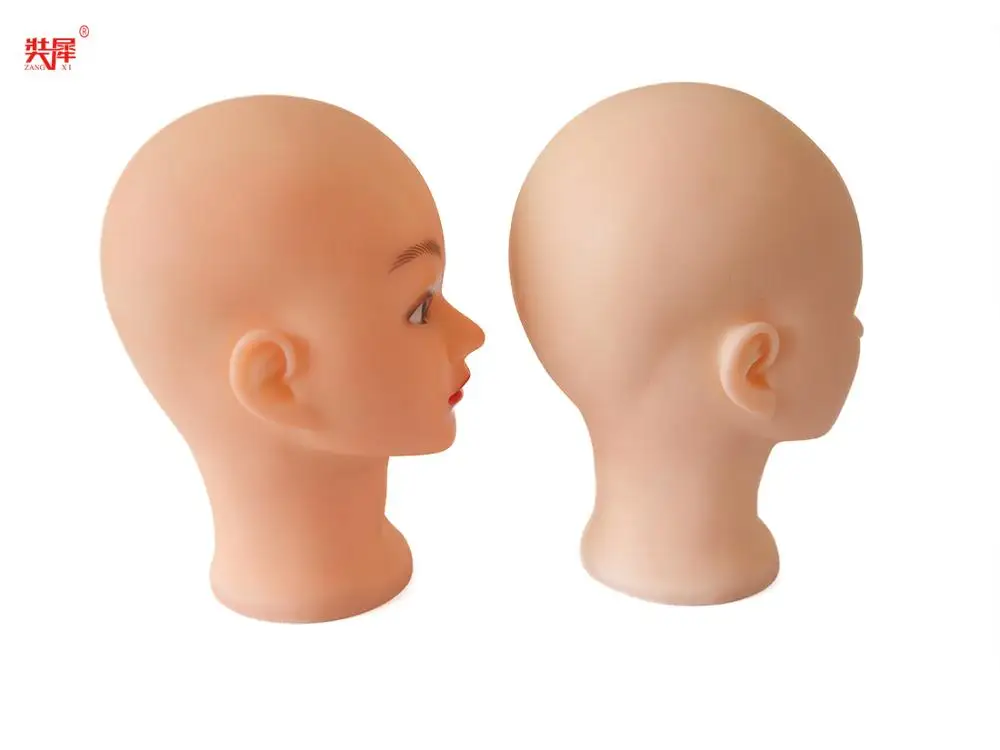 Аксессуары для париков лысый голова куклы с держателем 52 см тренировочная