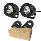 Focos led 2x25 Вт 4x4 аксессуары для ДХО мотоцикла, фары дальнего света 4WD, противотуманные фары для внедорожников, автомобилей, грузовиков, полицейских, внедорожников, точечный свет
