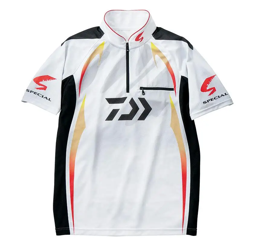 

2019 New Summer Daiwa Clothing Breathable Quick Dry Anti-UV Fishing Clothes Dawa Fishing Shirt Short Sleeve Fishing Jersey Tee