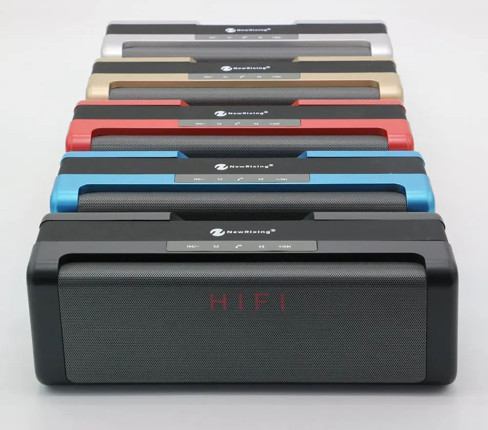 Наружная Портативная Беспроводная музыкальная коробка bluetooth-колонка с двумя
