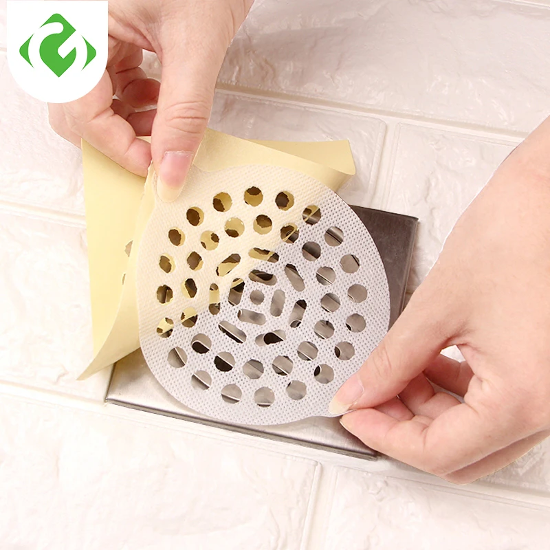 Одноразовая напольная наклейка для сливного отверстия 2 размера фильтр удаления