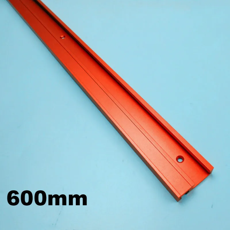 1Pc 600mm T tracks Новые Т-треки алюминиевый сплав прочный Т-образной паз Трак джиг приспособление w/A весы для сверлильного пресса маршрутизатор стол ленточная пила Деревообработка - Цвет: 1Pc 600mm T tracks