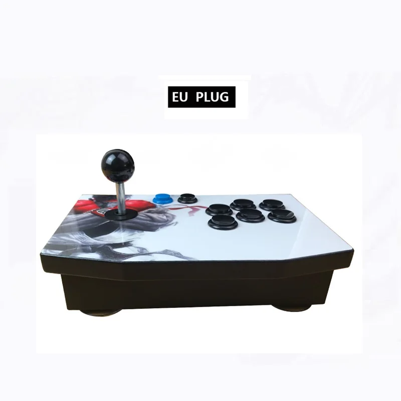 Ryu EU Plug Pandora Box 9D 2500 В 1 аркадная игровая металлическая консоль 1 игровой контроллер консоль HDMI VGA USB выход PS3 ТВ ПК - Цвет: Ryu EU Plug
