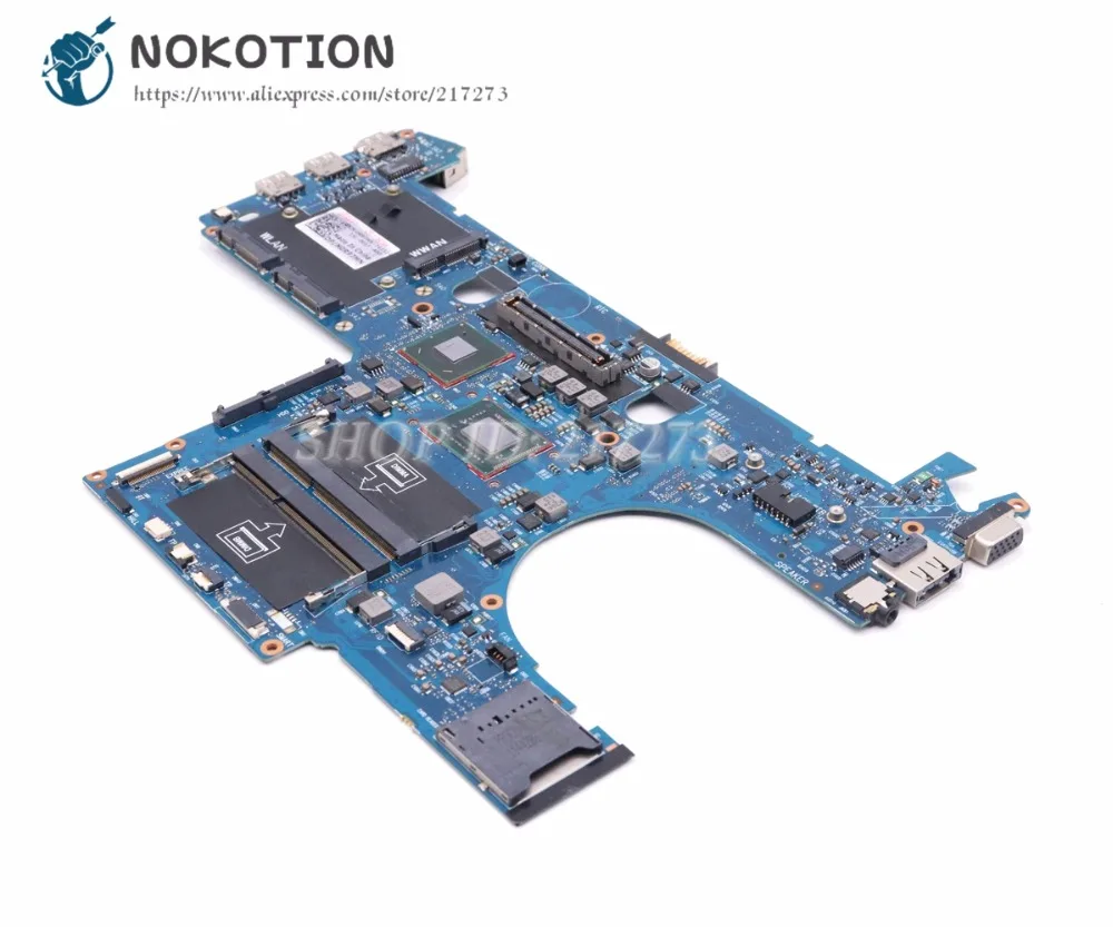 Материнская плата NOKOTION для ноутбука Dell Latitude E6220 материнская 0R97MN CN-0R97MN основная