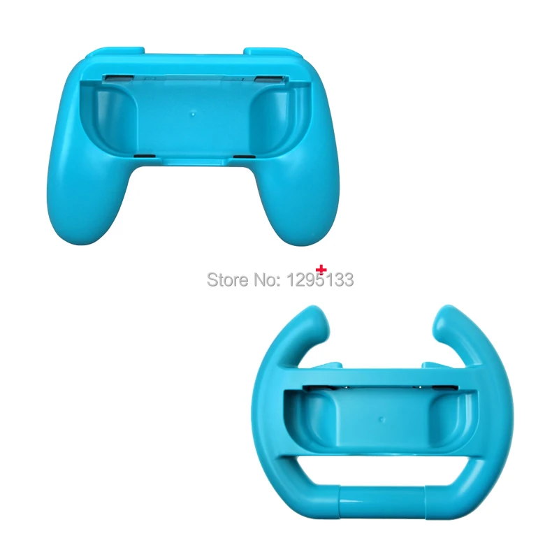 Для Nintend Switch Joycon левый правый комфорт ручки держатель + рулевые рейки колеса для