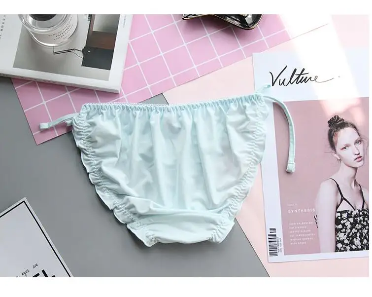 Трусики женские кружевные с бантом и жемчугом в японском стиле|pearl underwear|underwear