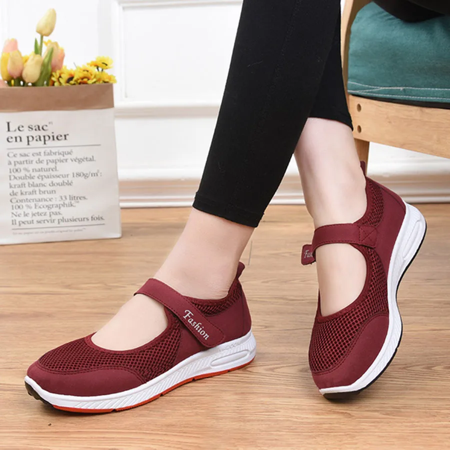 Красивая Женская обувь универсальная дышащая и удобная женская прогулочная из