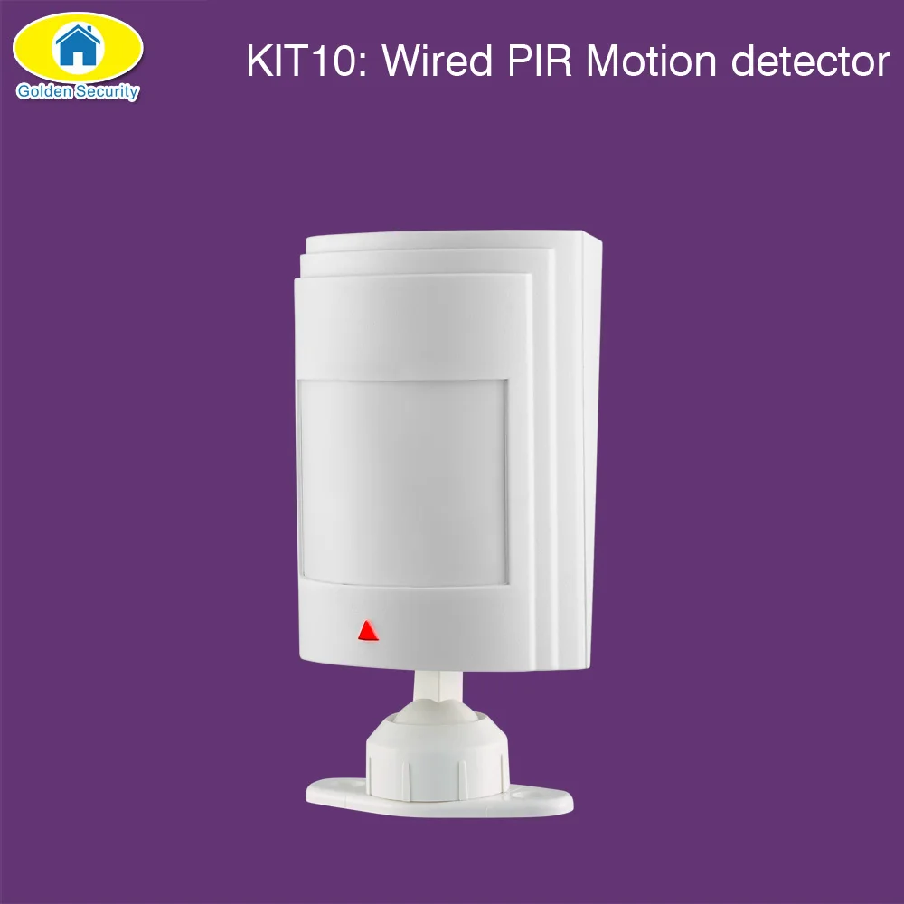 KIT10 Золотой безопасности DIY wifi 3g GSM GPRS беспроводное приложение дистанционное управление домашняя система охранной сигнализации 1080P HD камера EN RU ES PL DE Voice - Цвет: KIT10