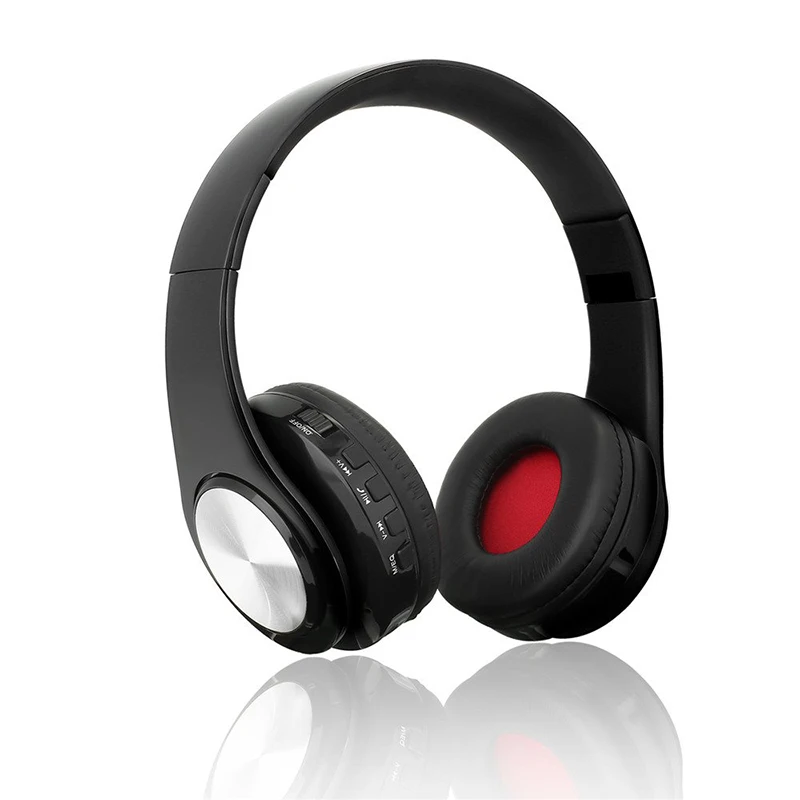Wireless Headphones Bluetooth-compatibleHeadset Foldable Headphone Adjustable Earphones With Microphone For PC mobile phone Mp3 |