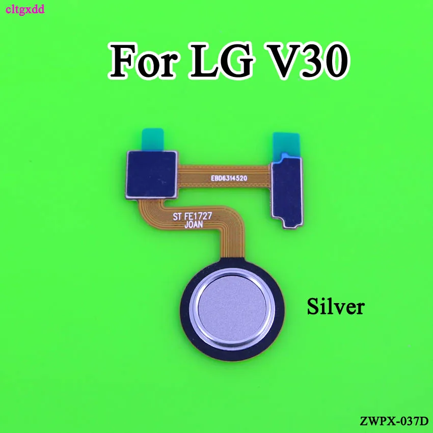 Cltgxdd для LG V30 + сканер отпечатков пальцев сенсор Главная Кнопка Разъем гибкий