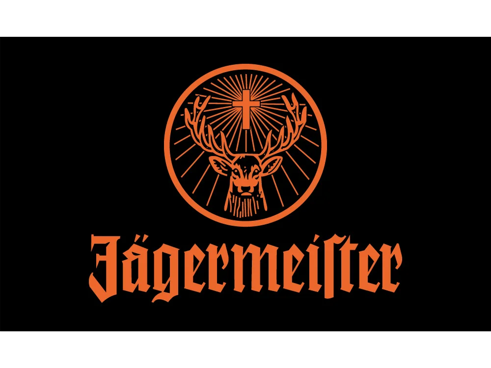 Гигантский Большой черный флаг jagermeister 3x5 футов 90*150 см баннер из 100% полиэстера |