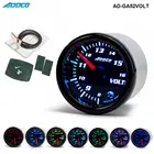 Вольтметр, измеритель напряжения с LED-подсветкой, 52 мм, 7 цветов, с датчиком и держателем