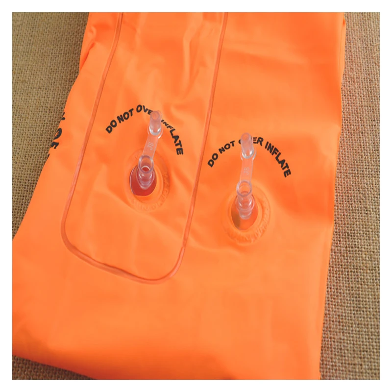 Пластиковые оранжевые тренировочные плавательные элементы газовый рот две