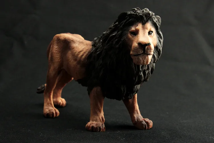 1 шт 24 см мир дикой природы белый тигр Африканский Король Лев зоопарк модели