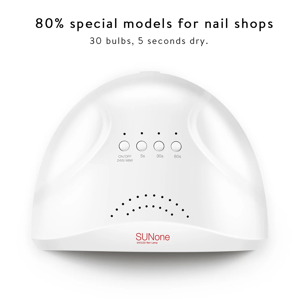 

Sunone Nail Dryer 48W UV Lamp 10S 30S 60S Set Lady Art tools LED nail art lamp For Nail Polish Nail Gel High Quality