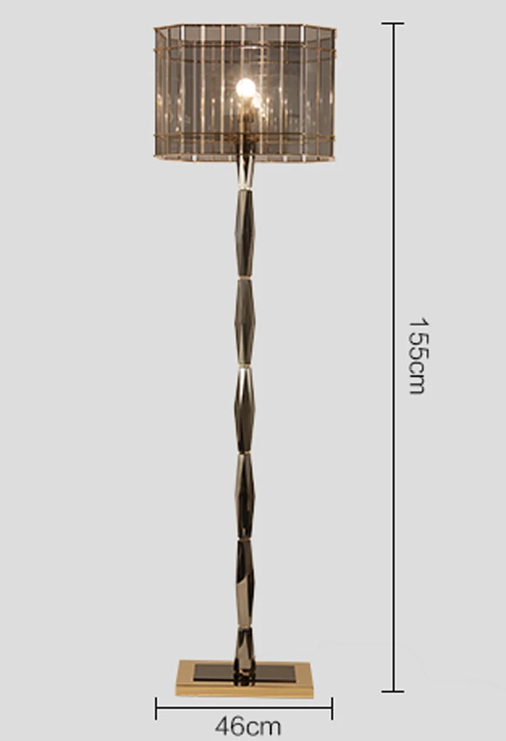 Новое поступление роскошный напольный светильник lamparas k9 Хрустальный гостиная