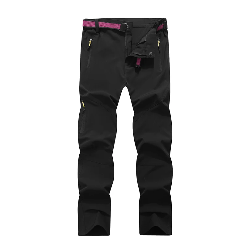 Woman Black WWKK мужские уличные походные тонкие секционные флисовые осенние тактические брюки водонепроницаемые ветрозащитные мужские брюки треккинг Пешие прогулки - Цвет: Woman Black