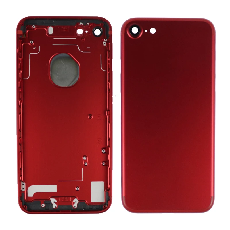 Replacement For IPhone 7 7G and Plus Back Cover Housing Battery Door Rear Chassis Frame Case Sim Card | Мобильные телефоны и