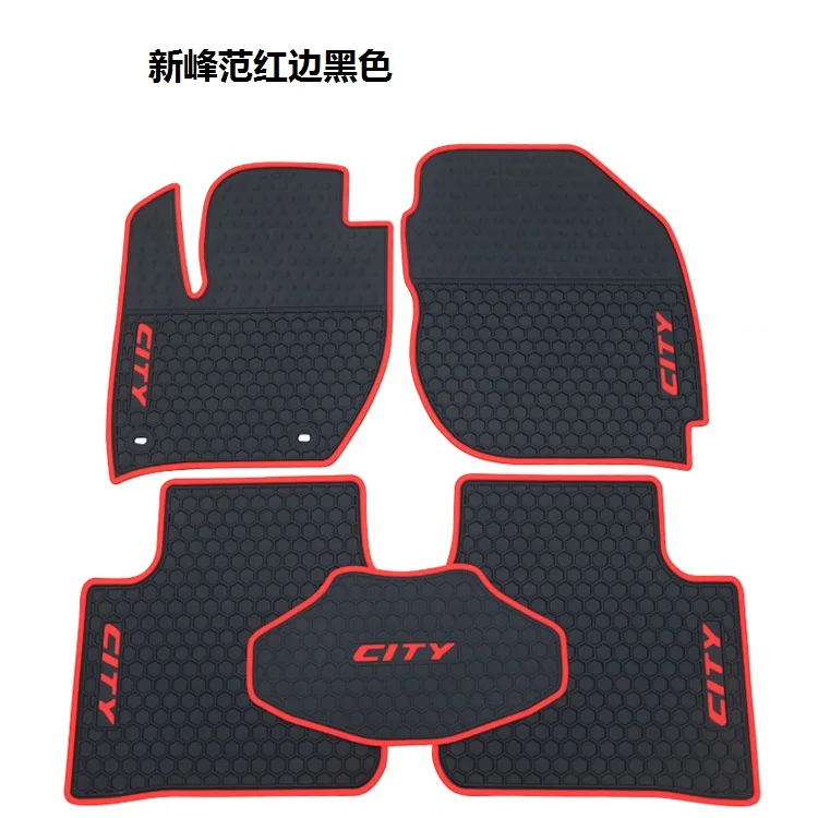no odor latex carpet special waterproof non slip rubber car floor mats for CITY spirior | Автомобили и мотоциклы