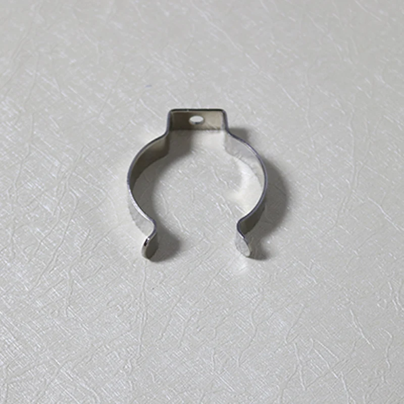 저렴한 500 개/몫 T12 U 클립 웨지 튜브 램프베이스 홀더 금속 표면 커버 LED 형광