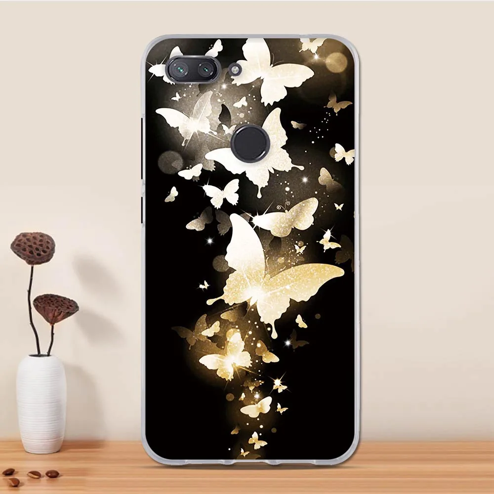 Чехол для телефона Xiaomi Mi 8 Lite силиконовый чехол из ТПУ Mi8 задняя панель | Мобильные