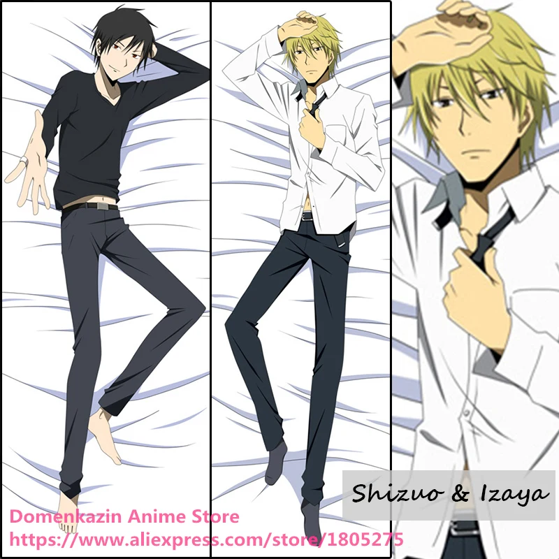 Японского аниме Durarara! DRRR Shizuo& Izaya классный Мужской чехол для подушки, декоративный чехол для подушки Dakimakura