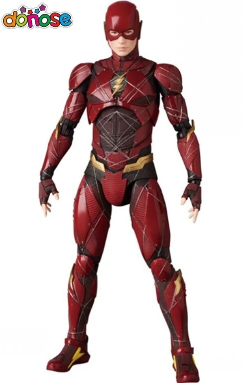 Flash no box Новое поступление Лига Справедливости Mafex Бэтмен Maf 056 Flash 058 чудо-женщина 048 Супермен 057 Человек-паук 047 фигурка игрушка кукла - Цвет: Flash no box