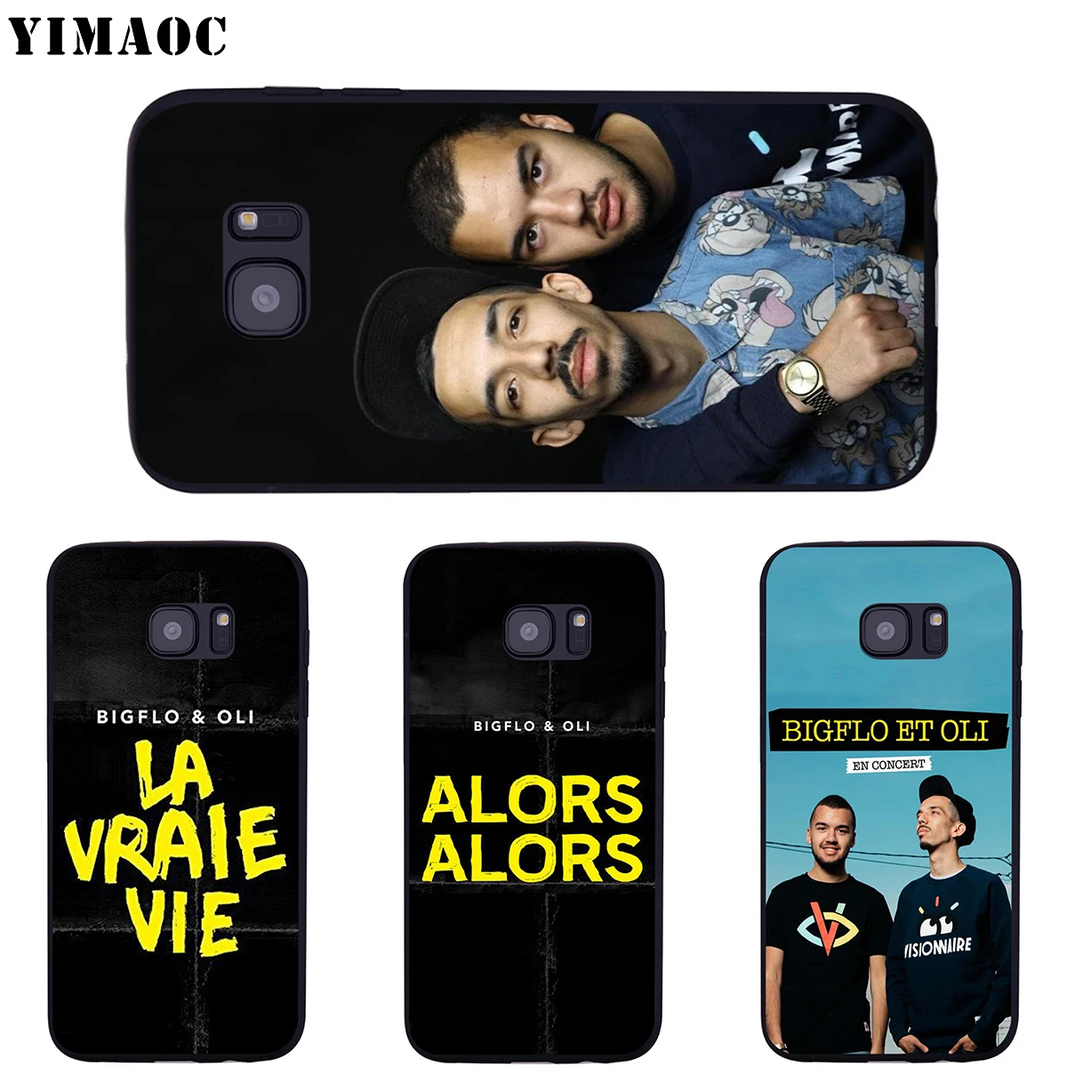 Мягкий силиконовый чехол YIMAOC Bigflo &amp Oli для Samsung Galaxy S6 S7 Edge S8 S9 Plus A3 A5 A6 Note 8 9 |