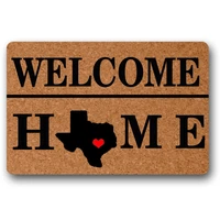 welcome home texas decorative 18x30 inch front entrance door outdoor decor indoor funny floor mats