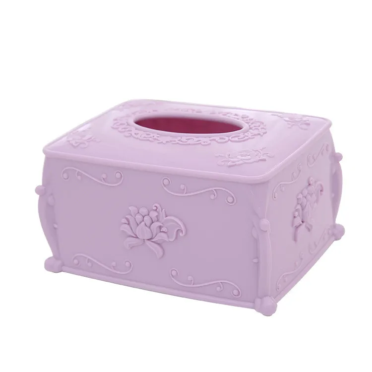 3 1 шт. коробка для салфеток, зеленая крышка 17,2x12,4x9,7 см, прочная коробка для салфеток, однотонный цвет, Отличная бытовая коробка для хранения салфеток для лица, коробка для инструментов - Цвет: 3