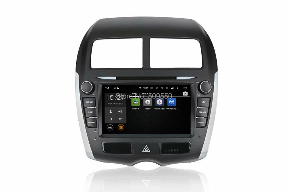 2G+ 16G HD 1024*800 четырехъядерный Android 8,1 автомобильный DVD gps навигатор для MITSUBISHI ASX RVR с 3g 4G Wifi радио OBD II