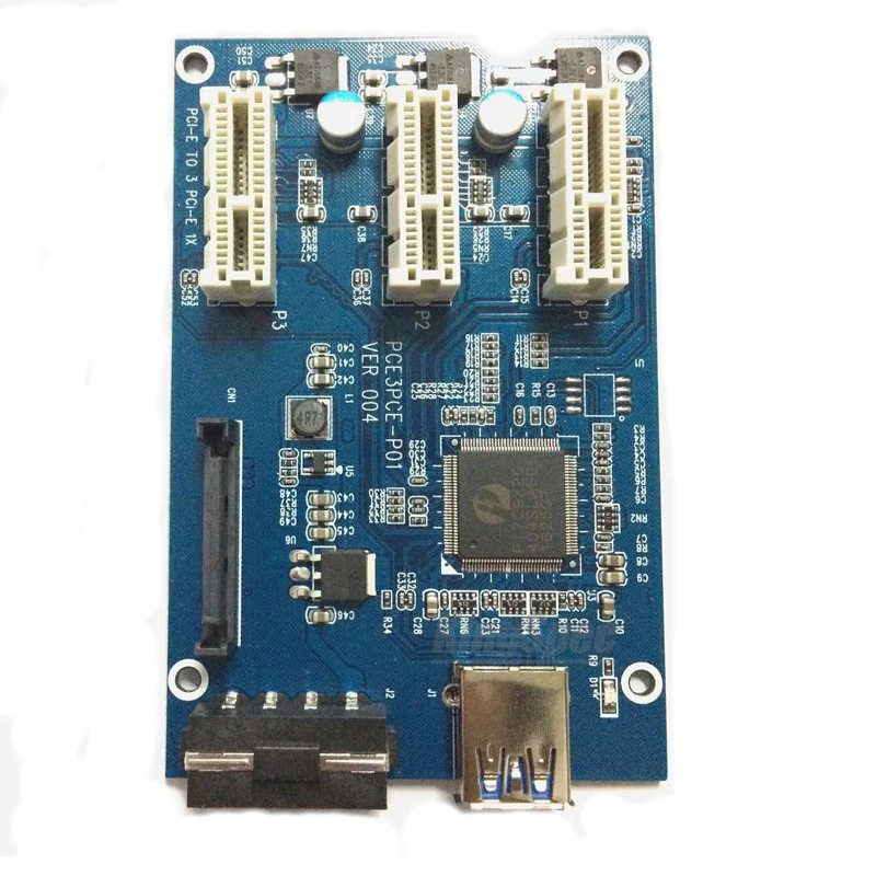 Pci-e Экспресс 1X 3 Порты и разъёмы Riser Card Mini-ITX к внешним pci-e адаптер слот pcie множитель