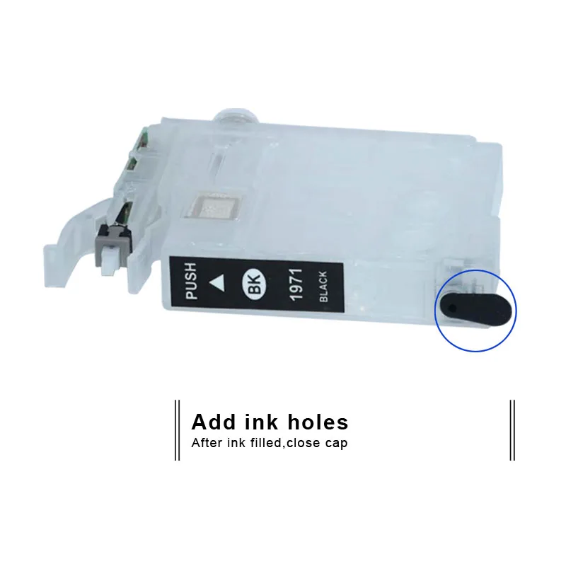 T1971 T1962 T1963 T1964 перезаправляемый чернильный картридж для Epson WF2532 XP201 XP211 XP401 XP411 XP204