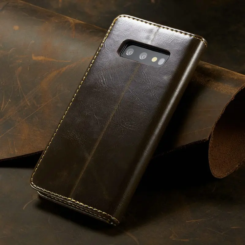 Кожаный флип-чехол для samsung Примечание 10 9 8 5 4 s10 5g s9 s8 j4 j6 plus s10e s7 edge 20 30 50 70 6, 7, 8, 9, j6 Чехлы для телефона