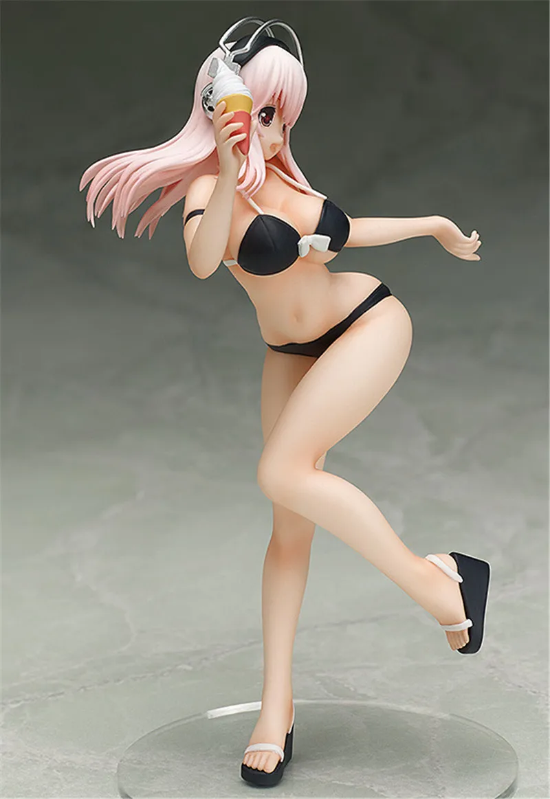 Аниме Super Sonico Beach Купальник королевы Ver. Масштаб 1/12 окрашенная привлекательная