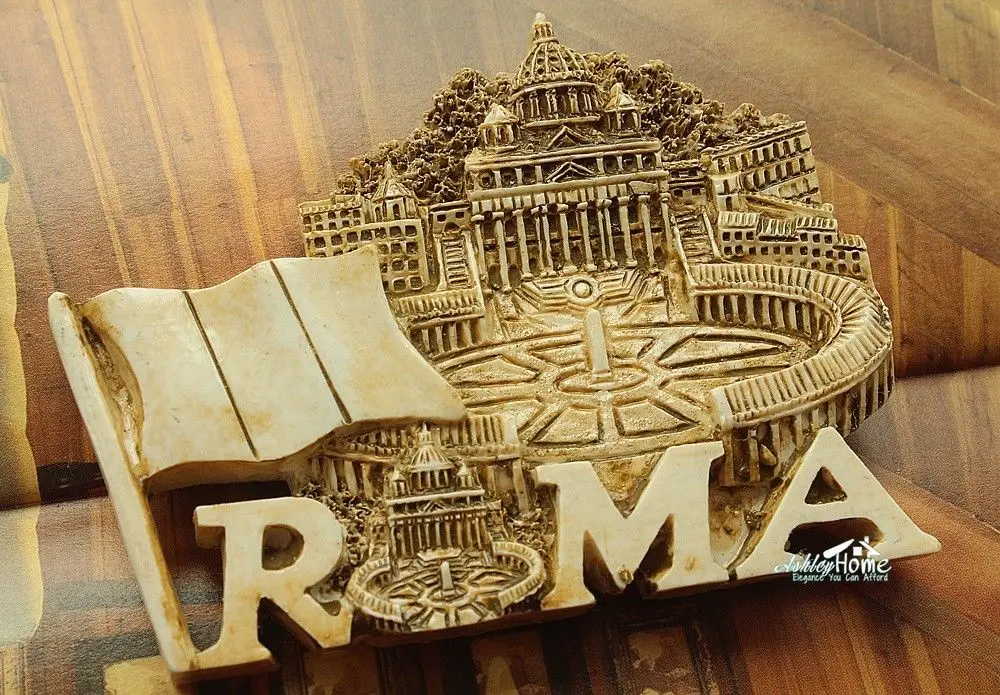Италия Roma Basilica di San Pietro в ватикано туристический сувенир 3D каучуковый холодильник магнит ремесло|fridge magnet|resin