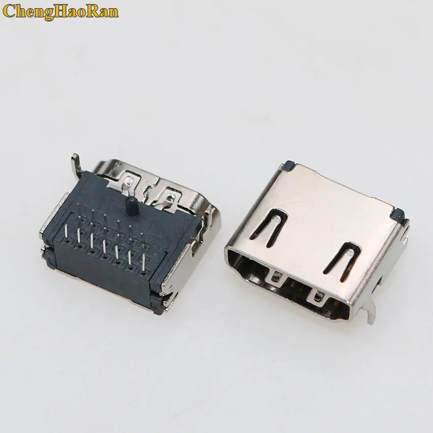 ChengHaoRan HDMI 19 контактный разъем интерфейса 3 ряда 19pin (7PIN 6PIN 6PIN) 90 градусов Гнездо