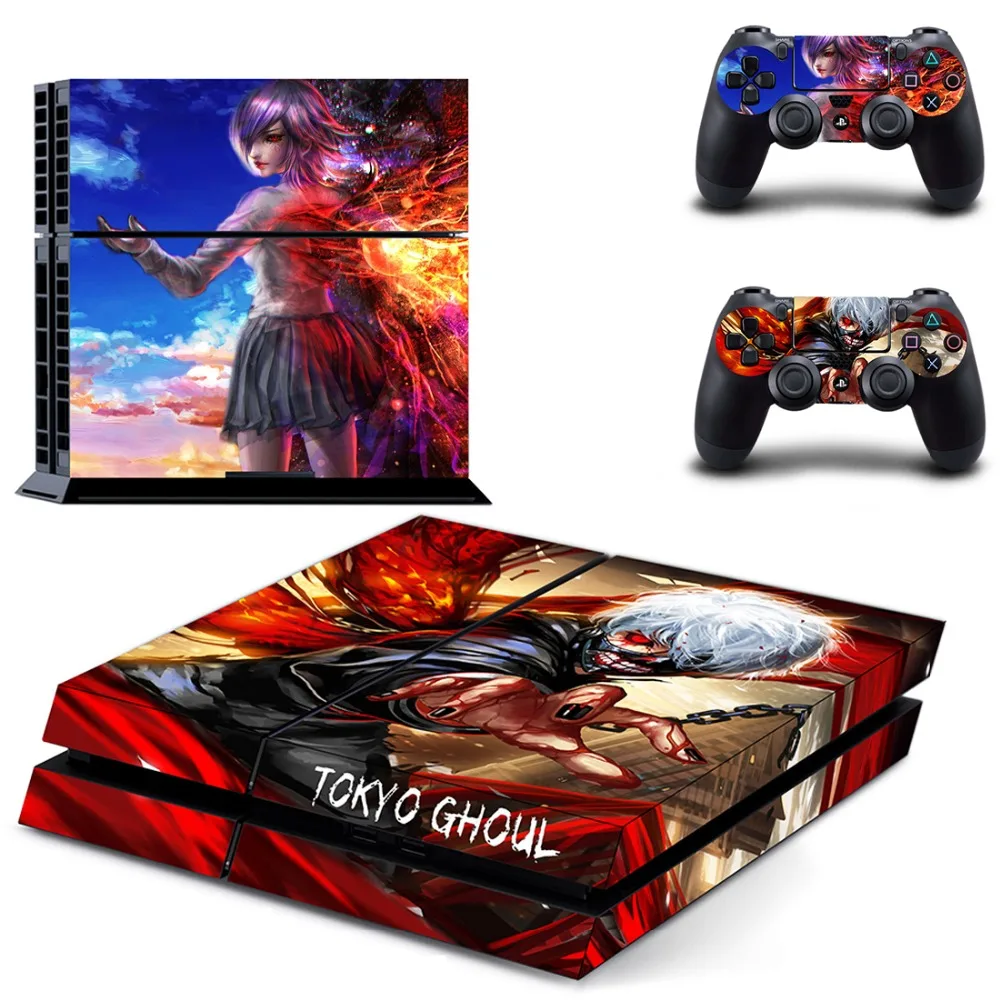 Аниме Наруто Токийский Гуль одна штука PS4 наклейка на кожу Виниловая для Playstation 4