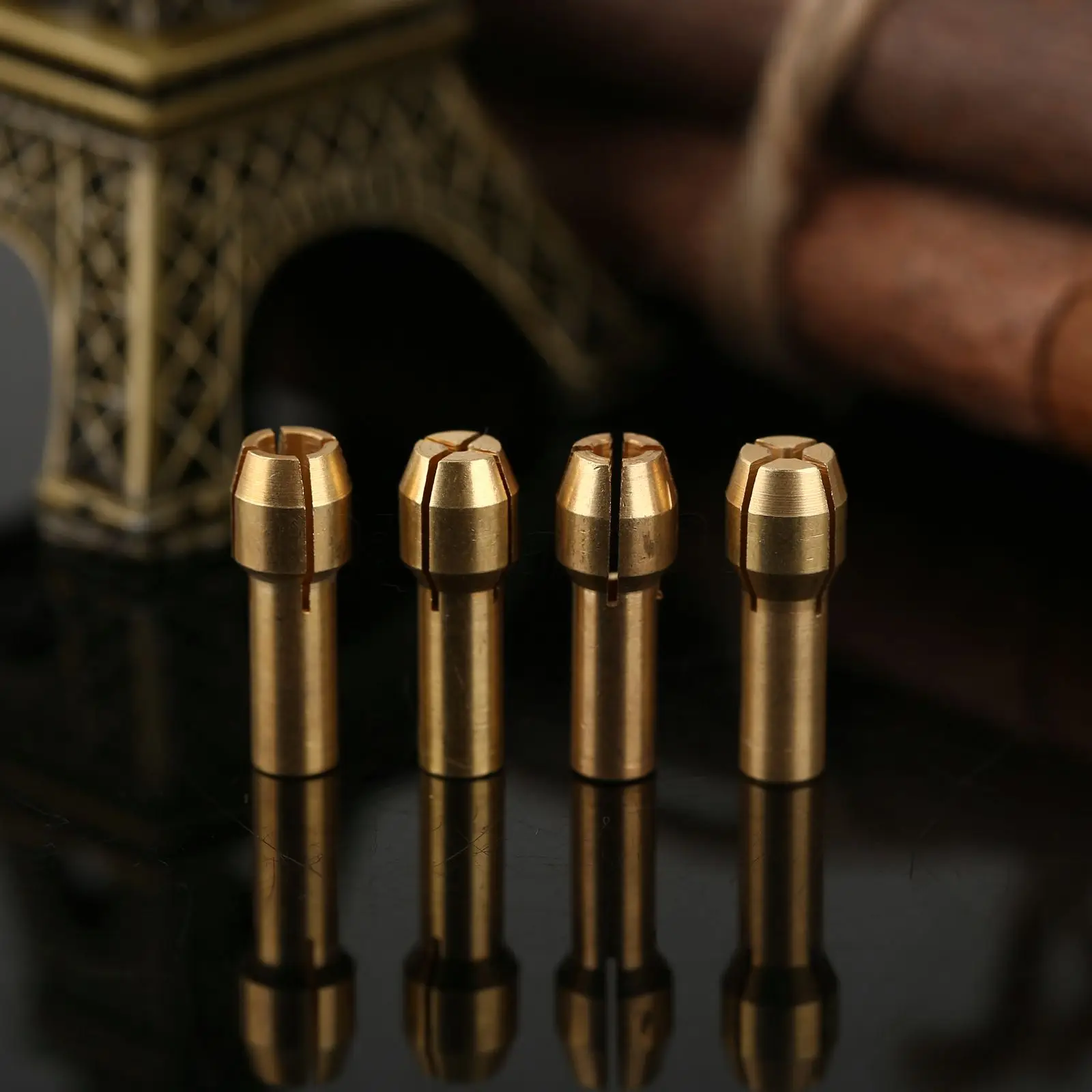 Латунная Цанга 1/25 дюйма 1/16 3/32 1/8 4 размера/комплект подходит для Dremel Pin горячая