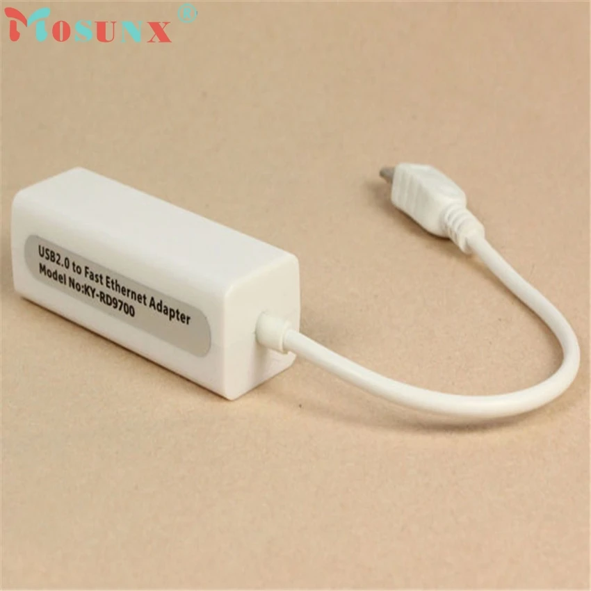 Оптовая продажа новый сетевой адаптер Micro Mini 5pin USB к RJ45 10/100M Ethernet для настольного