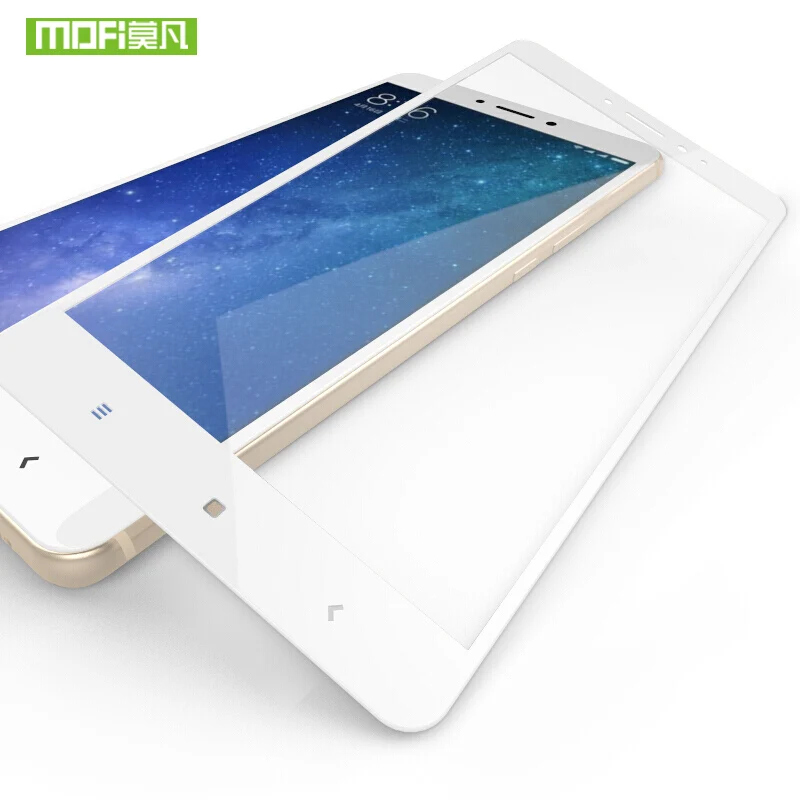 Mofi для Xiaomi Redmi Note 4 протектор экрана для Xiaomi Redmi Note 4 протектор экрана для Xiaomi Redmi Note 4 закаленное стекло - Цвет: white
