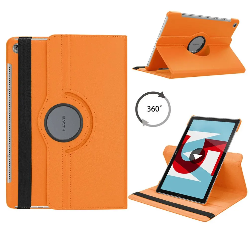 M5 10.8 orange Вращающийся на 360 градусов чехол для huawei MediaPad M5 10,8, складной чехол-подставка для huawei MediaPad M5 Pro 10 10,", чехол для планшета - Цвет: M5 10.8 orange