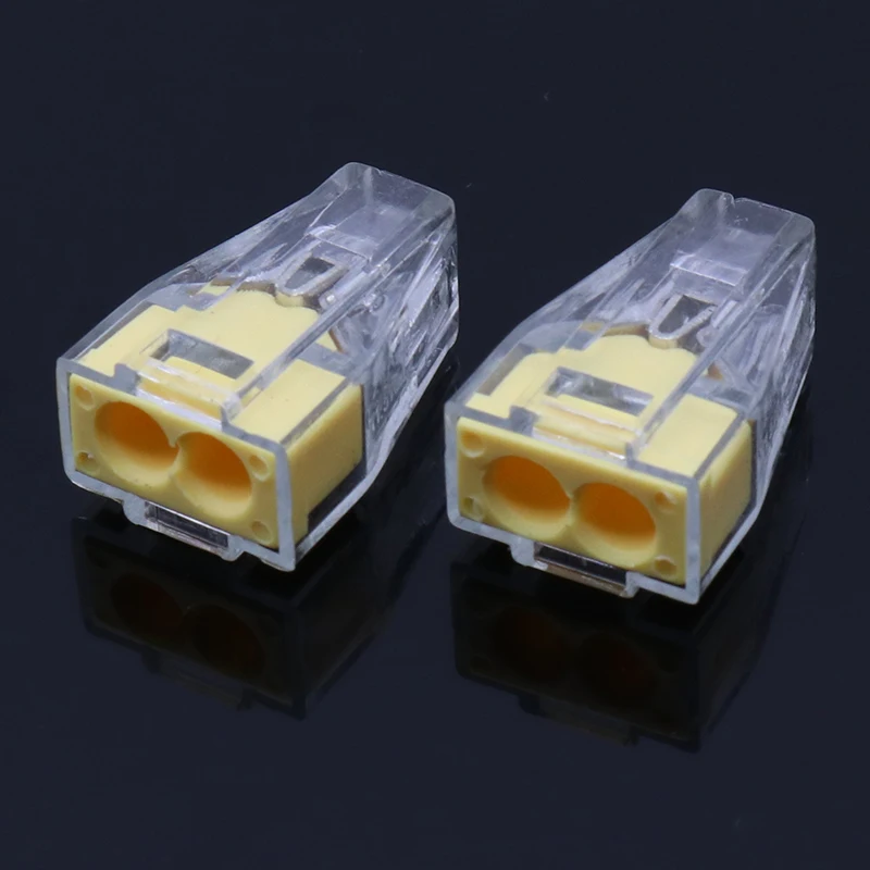 10 шт. проводной соединитель для распределительной коробки 2 контакта |