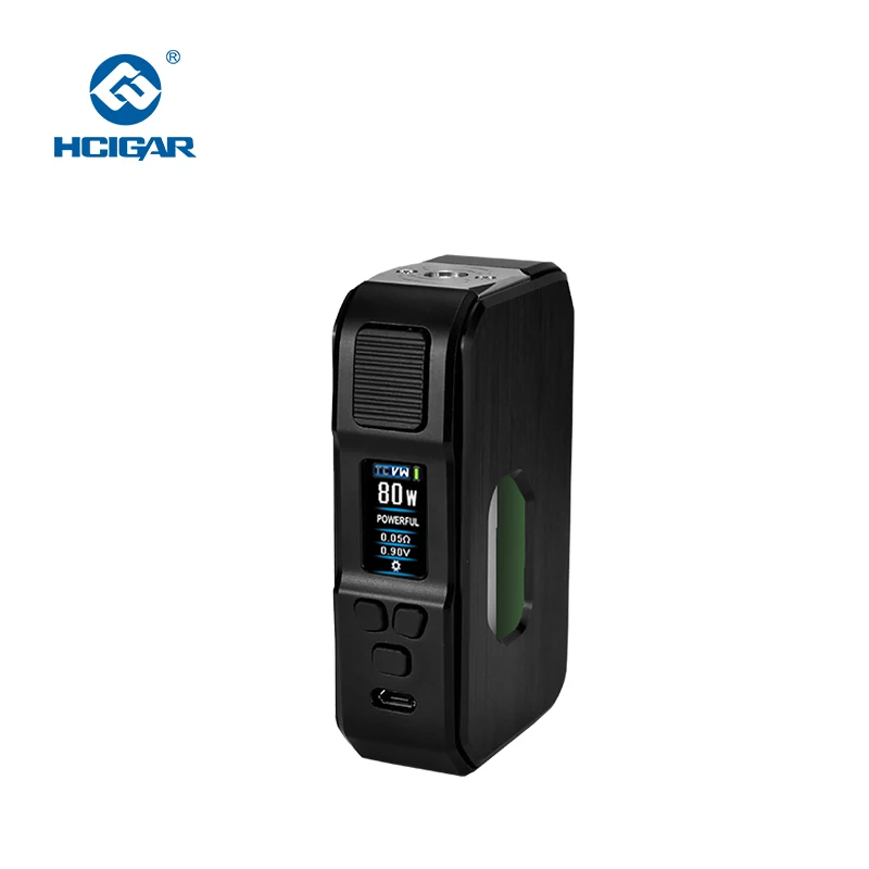 Оригинальный Hcigar AURORA Squonk Mod 80 Вт электронная сигарета бокс мод Поддержка VW/TC режим