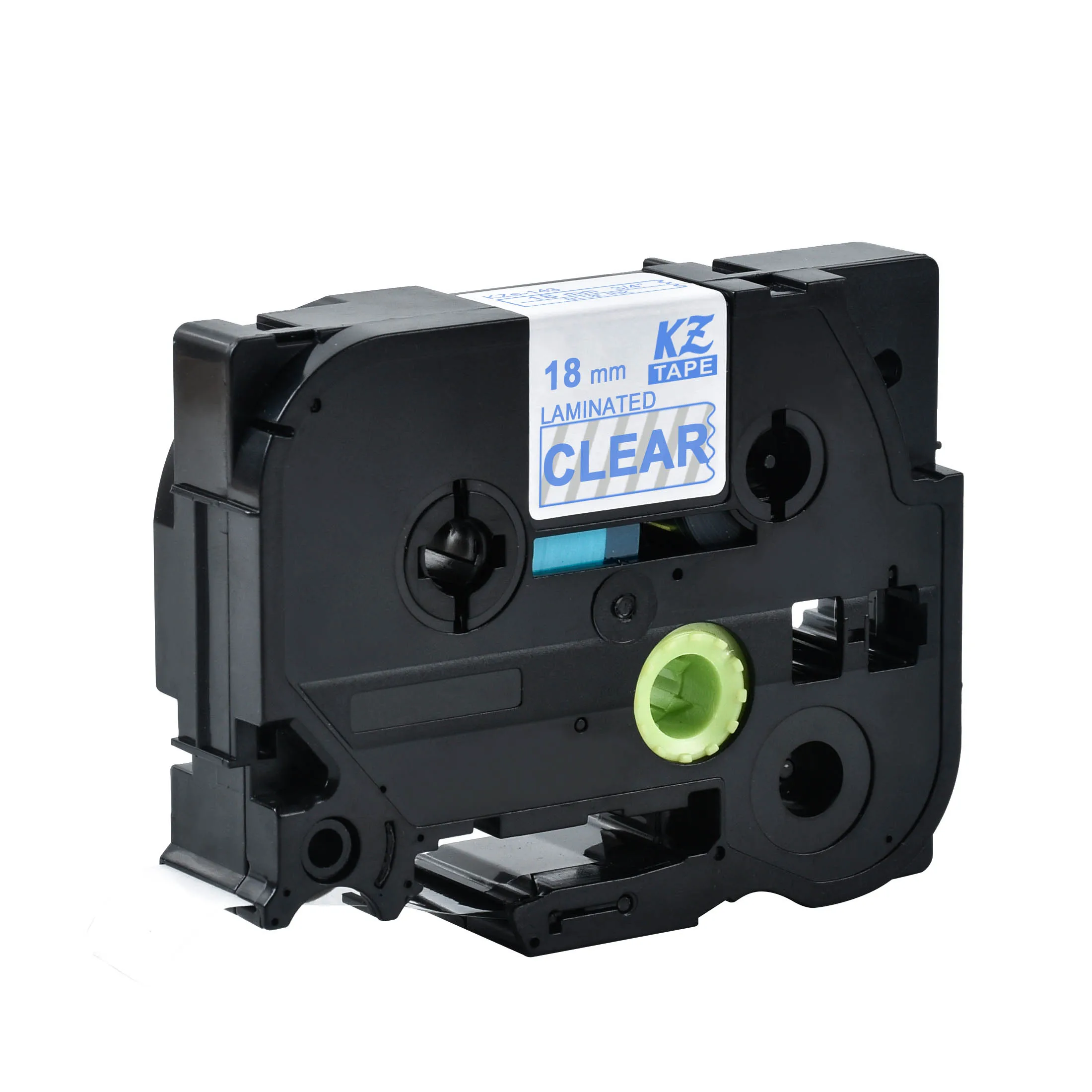 CIDY TZ241 TZ 241 TZe241 TZe 241 ламинированная клейкая tz-241 TZe-241 этикетки лента P Touch черный на белом Совместимость для Brother - Цвет: 18mm blue on clear
