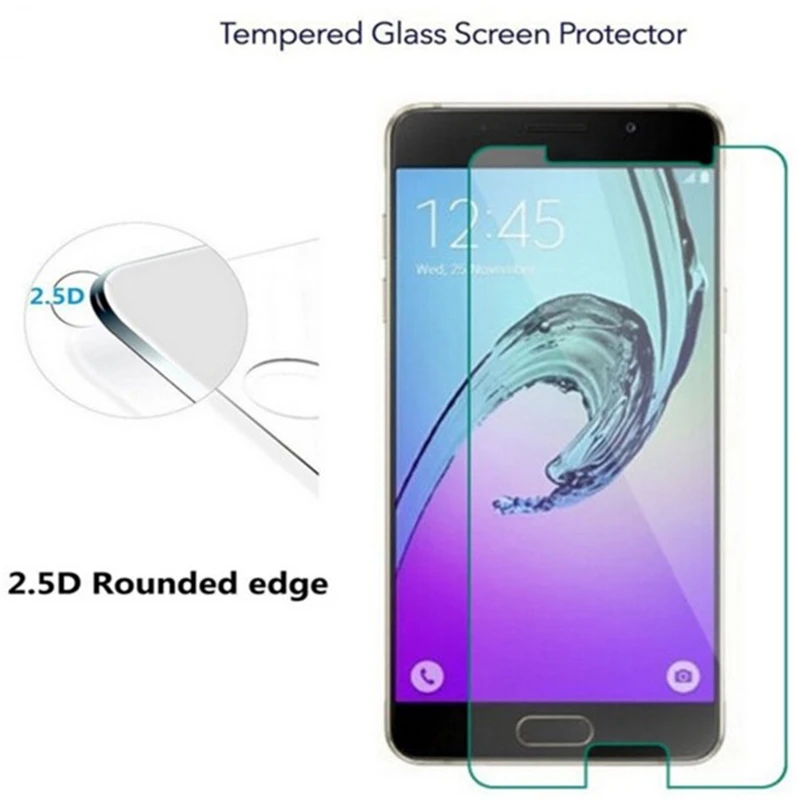 Фото Защитное стекло для Samsung A3 2016 закаленное пленка Galaxy Защитная экрана 9H 2.5D|glass for